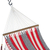 Cotton rope hammock, 'Celebration and Relaxation' (single) - Handwoven Striped Cotton Hammock (Single) from Nicaragua (image 2c) thumbail