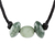 Jade pendant necklace, 'Hues of Youth' - Unisex Tricolor Jade Pendant Necklace from Guatemala thumbail