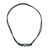 Jade pendant necklace, 'Green Virtue' - Green Jade Beaded Pendant Necklace from Guatemala (image 2b) thumbail