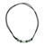 Jade pendant necklace, 'Shades of Beauty' - Adjustable Jade Beaded Pendant Necklace from Guatemala (image 2b) thumbail