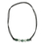 Jade pendant necklace, 'Geometric Family' - Geometric Jade Beaded Pendant Necklace from Guatemala (image 2b) thumbail