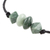 Jade pendant necklace, 'Geometry and Harmony' - Handcrafted Jade Beaded Pendant Necklace from Guatemala (image 2c) thumbail