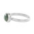 Jade single-stone ring, 'Beautiful Circle in Green' - Circular Green Jade Single Stone Ring from Guatemala (image 2c) thumbail