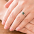 Jade single-stone ring, 'Beautiful Circle in Green' - Circular Green Jade Single Stone Ring from Guatemala (image 2j) thumbail