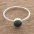 Jade single stone ring, 'Beautiful Circle in Dark Green' - Circular Dark Green Jade Single Stone Ring from Guatemala (image 2) thumbail