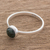 Jade single stone ring, 'Beautiful Circle in Dark Green' - Circular Dark Green Jade Single Stone Ring from Guatemala (image 2b) thumbail