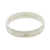 Sterling silver band ring, 'Faith in Life' - Simple Sterling Silver Band Ring Crafted in Guatemala (image 2d) thumbail