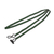 Wickelarmband mit Perlen - Boho Grün und Schwarz gestreift Wickelarmband mit Handperlen