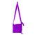 Sling bag, 'Lovely Buttons in Vivid Purple' - Handmade Adjustable Purple Sling Bag from Guatemala