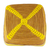 Leather and pine needle decorative basket, 'Sunny Yellow' - Leather and Pine Needle Decorative Basket from Nicaragua (image 2c) thumbail