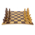 Schachspiel aus Holz - Tempisque- und Salmwood-Schachspiel aus Nicaragua