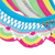 Cotton rope hammock, 'Vibrant Rainbow' (single) - Multicolored Handwoven Nicaraguan Cotton Hammock (Single) (image 2b) thumbail