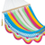 Cotton hammock, 'Colorful Cocktail' (single) - Handwoven Striped Nicaraguan Cotton Hammock (Single) thumbail