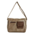 Faux leather messenger bag, 'Preparedness in Burnt Sienna' - Faux Leather Messenger Bag in Burnt Sienna from Costa Rica