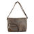 Faux leather messenger bag, 'Espresso Elegance' - Faux Leather Messenger Bag in Espresso from Costa Rica
