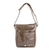 Faux leather messenger bag, 'Tica Exploration' - Faux Leather Messenger Bag in Mahogany from Costa Rica (image 2b) thumbail