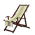 Recycled cotton blend hammock chair, 'Paradise Fields' - Adjustable Wood Frame Recycled Cotton Blend Hammock Chair (image 2a) thumbail