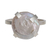 Cultured coin pearl solitaire ring, 'Decadent' - Handcrafted Sterling Silver Cultured Pearl Solitaire Ring