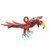 Blown glass figurine, 'Red Macaw' - Handcrafted Red Macaw Blown Glass Figurine (image 2b) thumbail