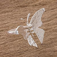 Featured review for Sterling silver cocktail ring, Shining Wings