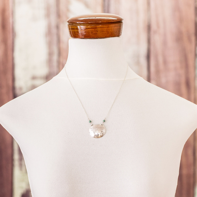 Collar colgante de plata esterlina - Collar con colgante de libélula de plata esterlina de Costa Rica