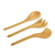Teak wood serving utensils, 'Gourmet' (set of 3) - Handcrafted Teak Wood Serving Utensils (Set of 3)