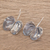 Sterling silver drop earrings, 'Hawaiian Orchid Leaf' - Sterling Silver Hawaiian Orchid Leaf Drop Earrings