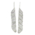 Sterling silver drop earrings, 'Whistle Tree' - Handmade Sterling Silver Whistle Tree Seedpod Drop Earrings