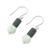 Jade dangle earrings, 'Green Nature' - Bi-Color Jade Dangle Earrings Crafted in Guatemala (image 2c) thumbail