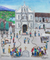 'Ringing of the Bells' - Signed Cultural Folk Art Painting from Guatemala thumbail