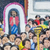 'Procession in Ilotenango' - Folk Art Painting of a Cultural Procession from Guatemala (image 2b) thumbail