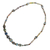 Recycled paper beaded necklace, 'New Spin' - Handcrafted Multicolor Recycled Paper Bead Long Necklace