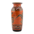 Keramische dekorative Vase, 'Flying Free - Erdfarbener Kolibri Chorotega Töpferware Dekorative Vase