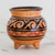 Ceramic decorative vessel, 'Nicoya's Story' - Earth-Toned Chorotega Pottery Handmade Decorative Vessel thumbail