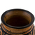 Dekoratives Gefäß aus Keramik - Handgefertigtes dekoratives Gefäß aus erdfarbener Chorotega-Keramik