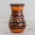 Ceramic decorative vase, 'Nicoya Celebrated' - Handmade Earth-Toned Chorotega Pottery Decorative Vase