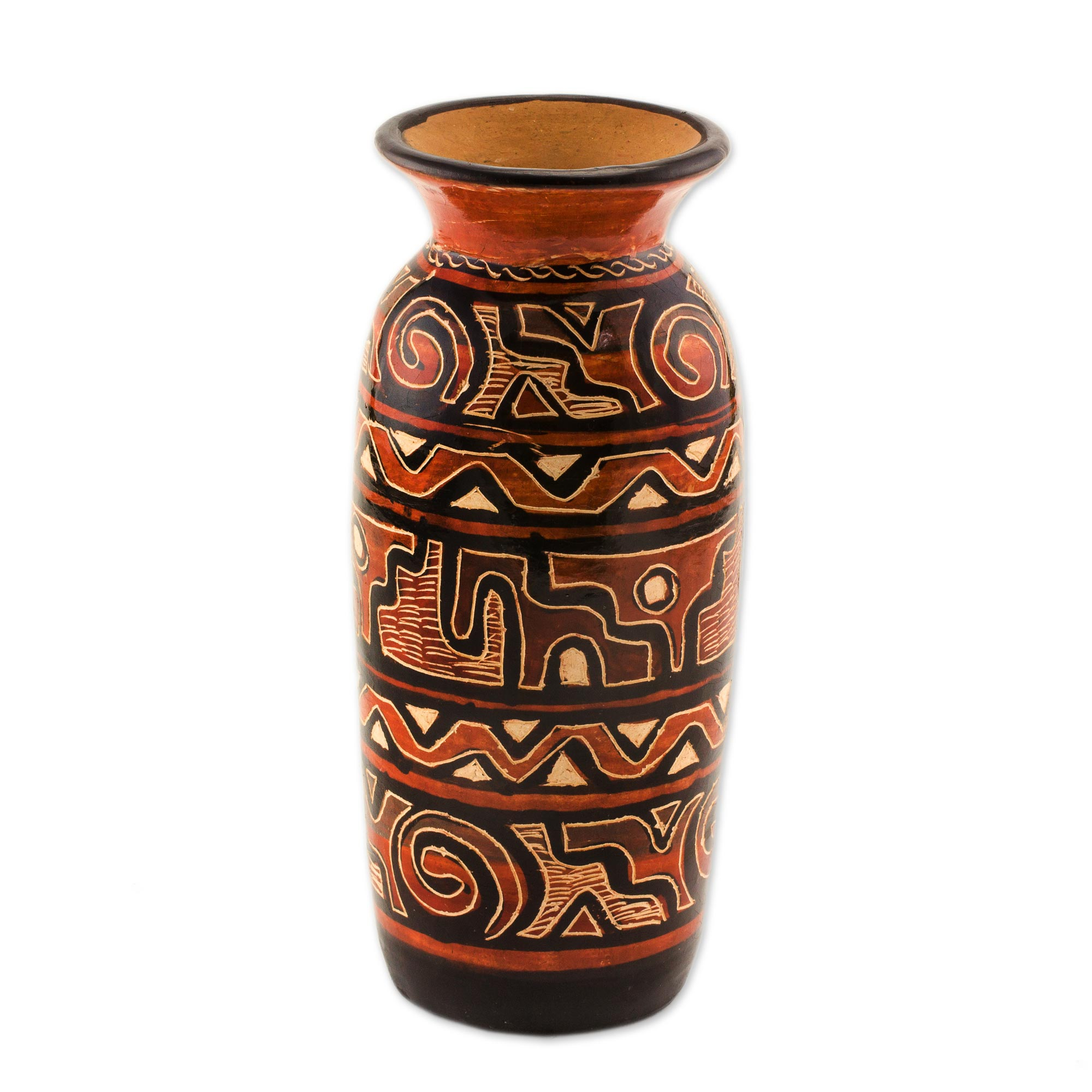 UNICEF Market | Handcrafted Earth-Toned Chorotega Pottery Decorative ...