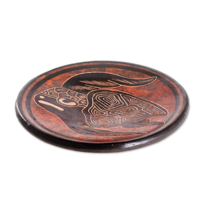 Mini cuenco decorativo de cerámica. - Mini Tazón Decorativo de Cerámica con Tortugas Marinas de Costa Rica