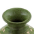 Ceramic decorative vase, 'Natural Heritage' - Green Abstract Motif Chorotega Pottery Decorative Vase
