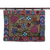 Recycled cotton blend tapestry, 'Geometry and Beauty' - Floral Motif Cotton Blend Tapestry from Guatemala