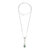 collar con colgante de jade - Collar con colgante de jade verde manzana en forma de diamante guatemala