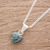 Jade pendant necklace, 'Green Symbol of Love' - Heart-Shaped Green Jade Pendant Necklace from Guatemala (image 2b) thumbail