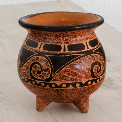 Ceramic mini decorative vase, Ancient Colors