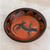 Ceramic decorative bowl, 'Gecko' - Gecko Motif Ceramic Decorative Bowl from Costa Rica