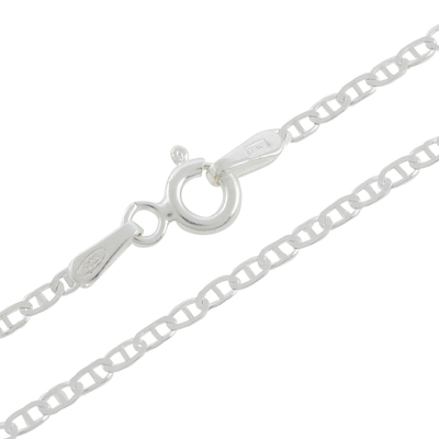 Jade pendant necklace, 'Black Symbol of Love' - Black Jade and Sterling Silver Heart Pendant Necklace