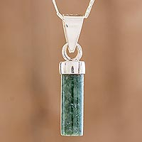 Featured review for Jade pendant necklace, Calm Beauty in Green
