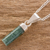 Jade pendant necklace, 'Calm Beauty in Green' - Cylindrical Jade Necklace in Green from Guatemala (image 2b) thumbail
