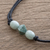 Jade pendant necklace, 'Ancestral Maya in Green' - Geometric Jade Pendant Necklace Crafted in Guatemala (image 2) thumbail