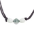 Jade pendant necklace, 'Ancestral Maya in Green' - Geometric Jade Pendant Necklace Crafted in Guatemala (image 2b) thumbail