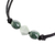 Jade pendant necklace, 'Ancestral Maya in Apple Green' - Geometric Jade Pendant Necklace from Guatemala thumbail